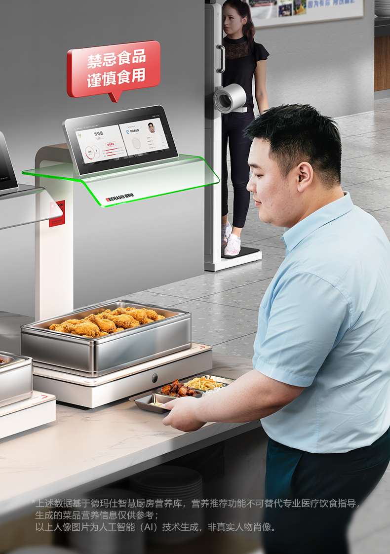 营养计量自助取餐机 （人脸识别款）详情图20